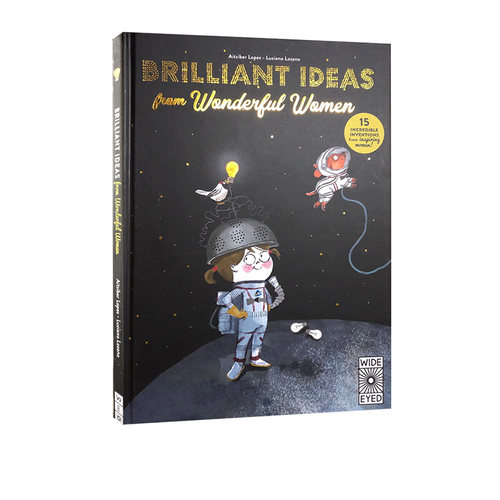 英文原版 Brilliant Ideas From Wonderful Women 女性的伟大创造 精装 15个发明故事 儿童趣味科普绘本读物 Luciano Lozano插画
