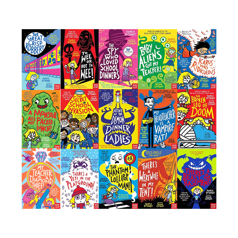 预售 英文原版 Izzy and Friends 伊兹和朋友们系列 Wigglesbottom Primary神秘校园日志 Pugly series哈巴狗系列 Pamela Butchart