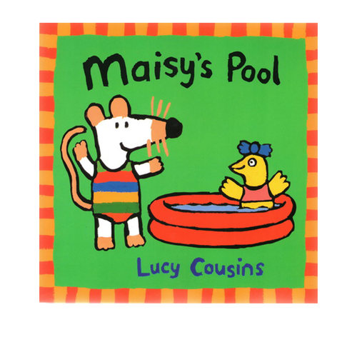 英文原版 Maisy's Pool 小鼠波波的泳池 廖彩杏推荐绘本 儿童启蒙认知图画故事书 宝宝亲子读物 Lucy Cousins