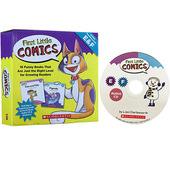 Little 附CD贴纸 E&F Levels 入门亲子漫画读物 Parent 家长阅读指导 儿童启蒙 17册盒装 Comics Pack First 英文原版