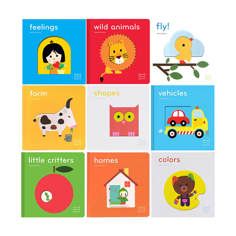 英文原版 Touch Think Learn Homes 房子纸板触摸书 Touch Think Learn Colors 颜色纸板触摸书 Touch Think Learn ABC 大开本字母,书籍/杂志/报纸,儿童读物原版书,淘宝优惠券,粉丝福利购,淘宝优惠卷