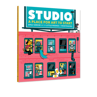 英文原版 Studio 艺术工作室 精装 James Buchanan 儿童艺术启蒙绘本 亲子共读