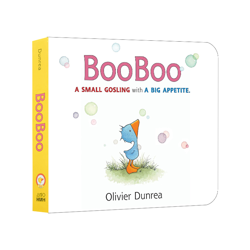 英文原版 小鹅戈西和朋友系列 BooBoo Gossie & Friends 蓝色小鹅波波 纸板大开本 儿童启蒙情商培养故事绘本