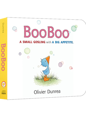 英文原版 小鹅戈西和朋友系列 BooBoo Gossie & Friends 蓝色小鹅波波 纸板大开本 儿童启蒙情商培养故事绘本