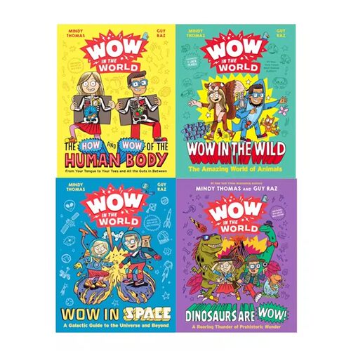 英文原版 Wow in the World: The How and Wow of the Human Body 哇奇妙世界 奇妙人体 Dinosaurs Are Wow!  哇奇妙恐龙