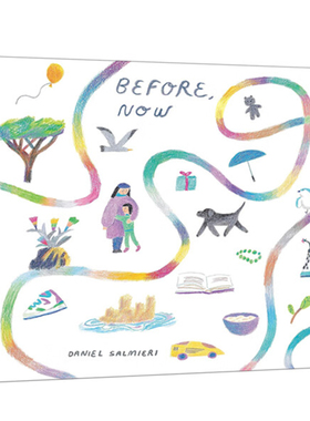 英文原版 Before, Now 从前，现在 布鲁克林插画师 Daniel Salmieri 艺术绘本 儿童宝宝亲子共读精装绘本