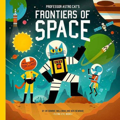 英文原版 太空猫 太空前沿 Professor Astro Cat's Frontiers of Space 儿童天文科普图画故事绘本