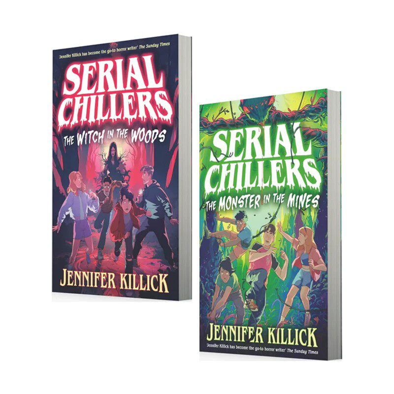 预售 英文原版 Serial Chillers 连环惊魂记 2册 平装 John Townsend 儿童惊悚悬疑章节书 9岁+ 青少年英文课外阅读读物