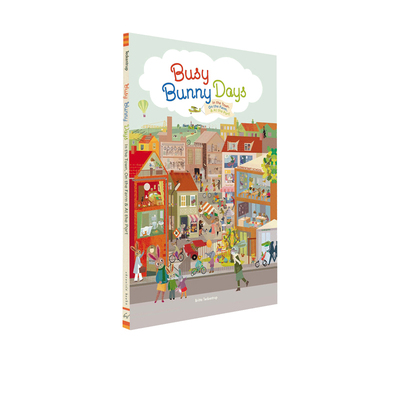 英文原版 Busy Bunny Days 好忙好忙的一天 Britta Teckentrup 精装大开本 注意力专注力培养绘本 Chronicle出品