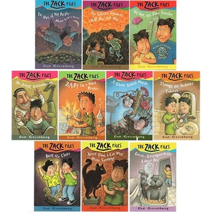Files 系列 札克档案 预售 冒险题材儿童章节桥梁书 Zack 10册合售 小学英文课外阅读 英文原版