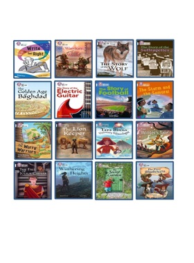 【级别17 灰色套装C】Collins big cat White C 16册合售 柯林斯大猫系列分级阅读 英文原版故事绘本