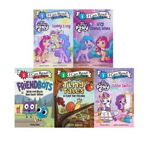 Tales 漫画版 Can 儿童分级读物英语绘本 Pony Friendbots 5册合售 Little Tiny 英文原版 小学生英语故事漫画 Read Comics