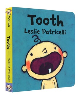 英文原版 Tooth 一根毛 脏小孩 名家 leslie patricelli 小毛孩系列 认识身体 幼儿认知启蒙图画书 0-3岁