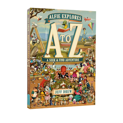 英文原版 Alfie Explores A to Z: A Seek-and-Find Adventure 寻找与冒险 精装绘本