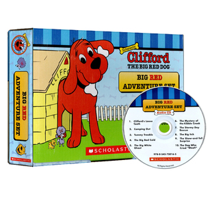 Clifford The Big Red Dog 大红狗系列 10册盒装附原版CD 儿童绘本书 英文原版 经典儿童图画书儿童启蒙阅读英语学习入门故事童书