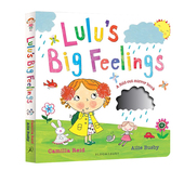 book board 纸板书 附镜子 露露 情绪 英文原版 mirror 绘本故事书 Lulu’s Feelings 儿童入门图画书 幼儿启蒙认知 Big