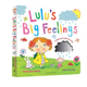book board 纸板书 附镜子 露露 情绪 英文原版 mirror 绘本故事书 Lulu’s Feelings 儿童入门图画书 幼儿启蒙认知 Big