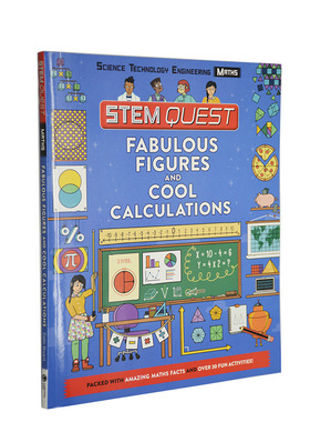 英文原版绘本 STEM Quest Maths Fabulous Figures Cool Calculations 科学探索 数学 小学科普读物 小学生课外知识扩展