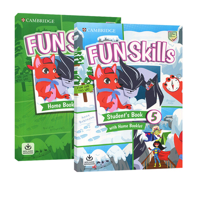 2020新版剑桥少儿英语YLE考试五级官方备考书 Fun Skills Level 5 for A2 Flyers 英文原版 Cambridge English 含练习册