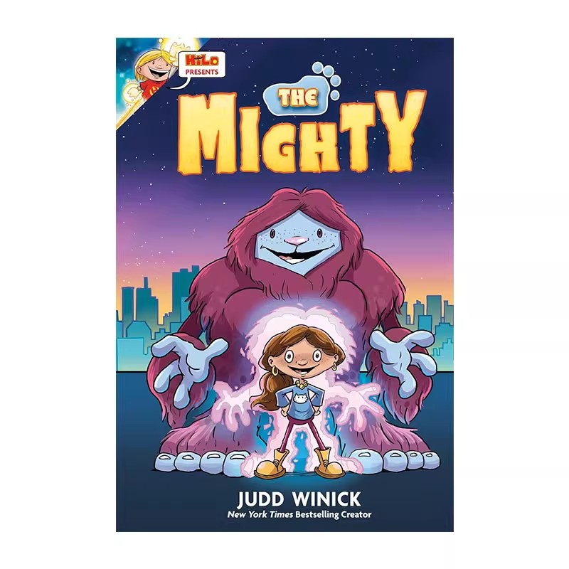 预售 英文原版 Hilo Presents: The Mighty 希洛漫画 第1本 全新系列 儿童全彩漫画桥梁章节小说