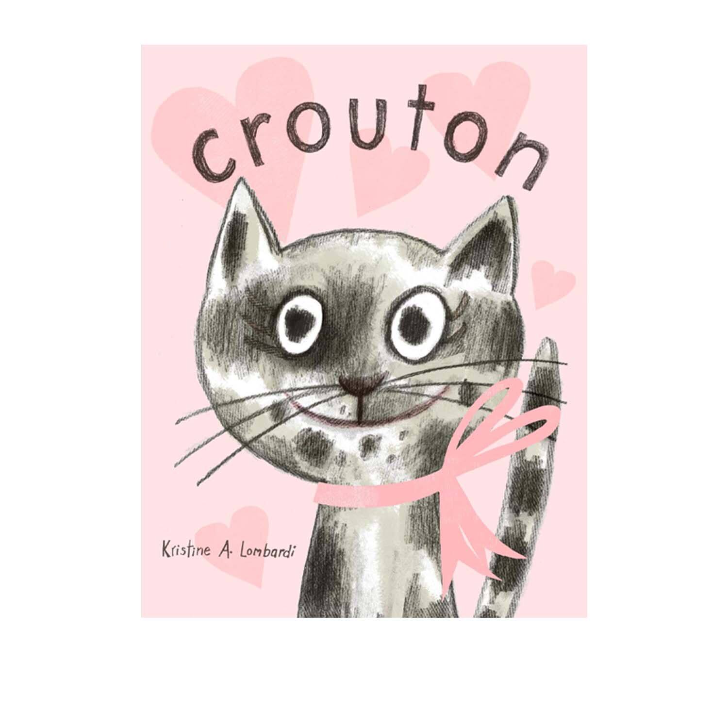 预售 Crouton 小面包:一只猫咪的领养故事 温情治愈 亲子共读睡前读物 精装绘本 26年新品 英文原版