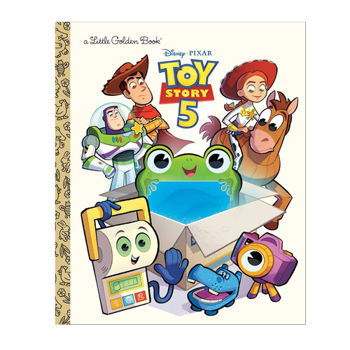 预售 玩具总动员5 Toy Story 5 Little Golden Book 英文原版 小金书 迪士尼 动画电影周边书 儿童绘本故事书