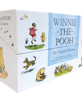 小熊维尼30本盒装 英文原版 Winnie-the-Pooh Complete 30 copy slipcase 小熊维尼 少儿英文阅读 桥梁章节小说故事书