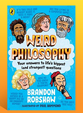 预售 奇怪的哲学 Weird Philosophy 中外哲学启蒙读物 英文原版 儿童科普插图桥梁书 庄子亚里士多德