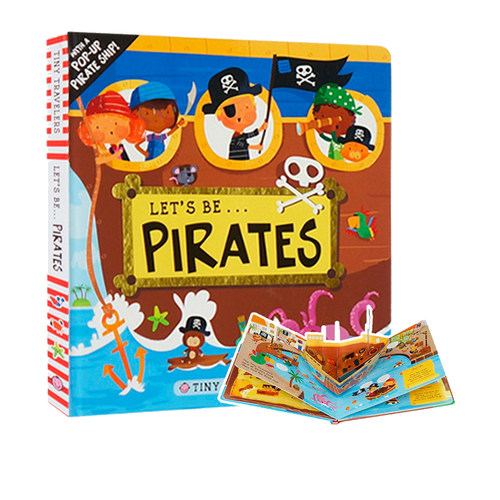 英文原版 儿童绘本 Tiny Travelers  Let's Be... Pirates 小小旅行家 立体书 儿童启蒙 边玩边学
