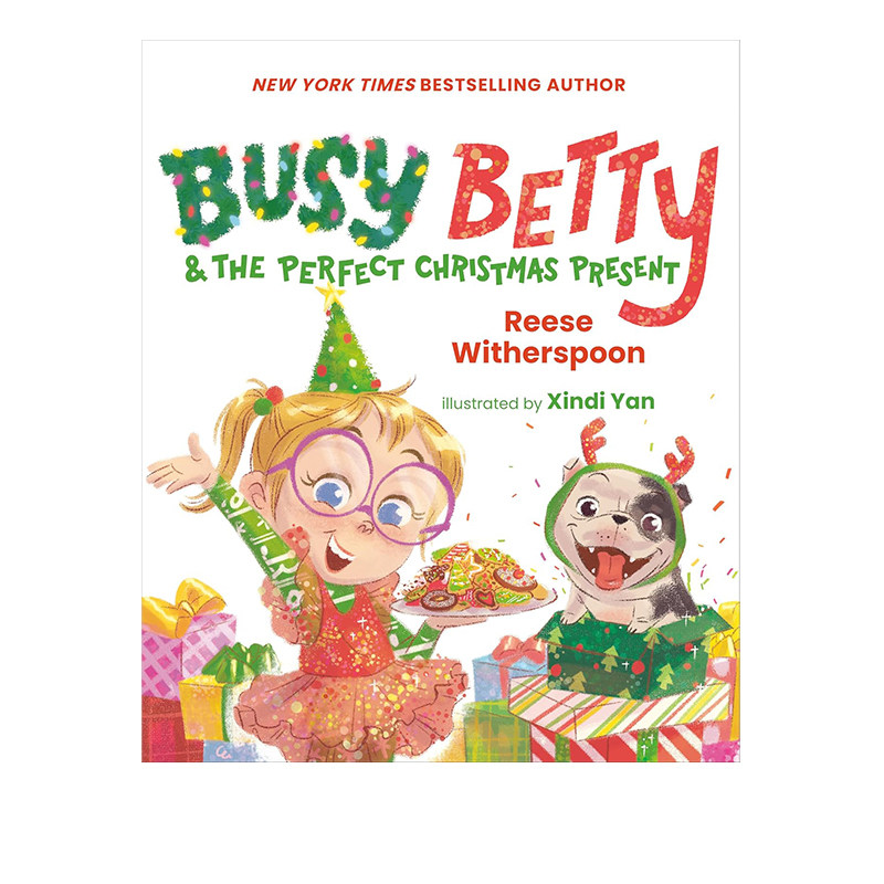 英文原版 Busy Betty & the Perfect Christmas Present 圣诞主题儿童精装绘本故事图画书