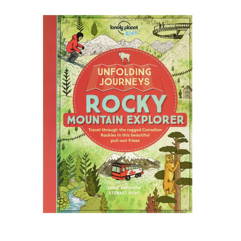 英文原版 Lonely Planet Rocky Mountain 落基山脉的探险 STEM知识科普课超大跨页拉拉折叠书 孤独星球儿童版