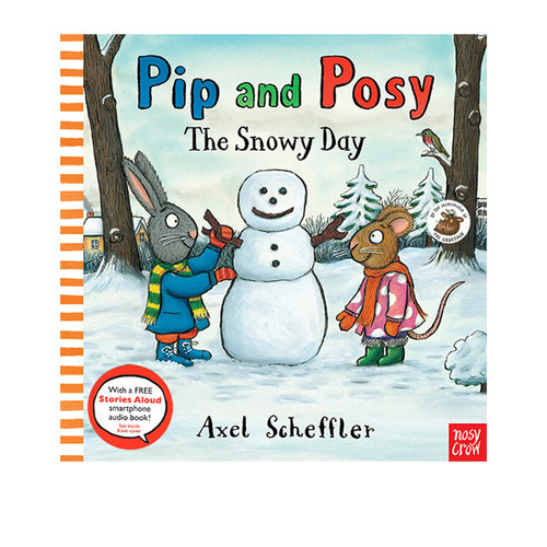 英文原版 Pip and Posy 波西和皮普 The Snowy Day 下雪天 名家Axel Scheffler 儿童图画故事书漫画书