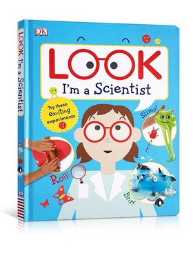 英文原版 Look I'm a Scientist 我是小小科学家 DK幼儿科普 激发儿童的想象和创造力 幼儿STEM启蒙读物