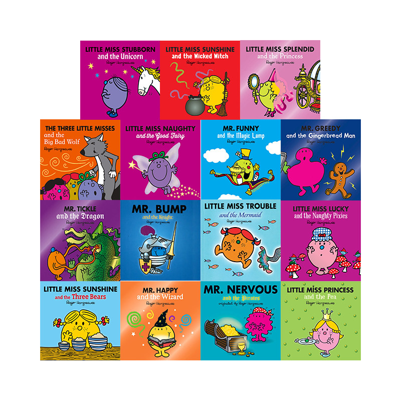 奇先生妙小姐经典童话系列 15册 Mr. Men and Little Miss Magic 英文原版童话改编故事 儿童英语启蒙绘本