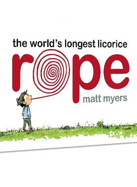 英文原版 The World's Longest Licorice Rope 精装 金钱观 少儿理财观念培养 22年7月新品