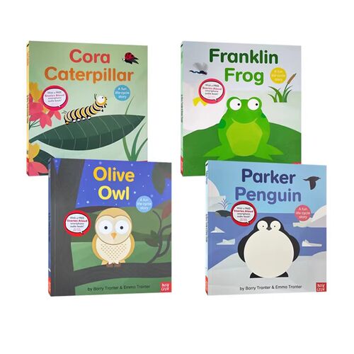 英文原版 Rounds Franklin Frog/Cora Caterpillar  神奇的生命系列 4册合售 儿童启蒙知识类读物 生命教育入门百科