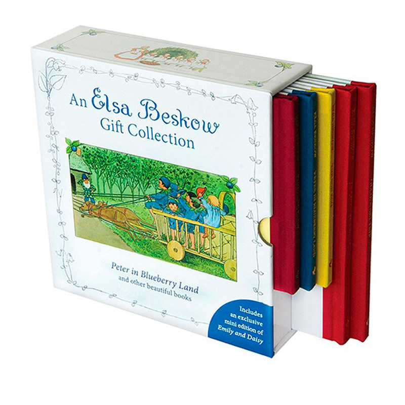 Elsa Beskow 艾莎贝斯蔻 英文原版 Elsa Beskow Gift Collection 太阳蛋5本盒装 情商性格教育绘本 瑞典绘本大师