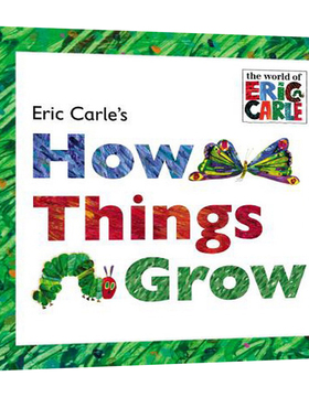 英文原版 Eric Carle's How Things Grow 艾瑞卡尔教你学英文 儿童学习启蒙阅读绘本