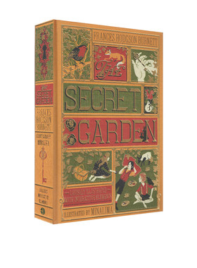 英文原版 The Secret Garden 秘密花园 3D复刻手工立体书 精装收藏 启蒙阅读故事小说 全彩复刻机关书 趣味插图版读物