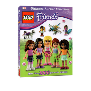 英文原版 LEGO Friends Ultimate Sticker Collection 乐高好朋友系列 含超1000个贴纸