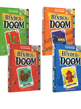 The Binder of Doom  4册 毁灭笔记第二季 英文原版 Scholastic Branches 学乐大树系列 儿童桥梁章节书 小学生英语课外读物