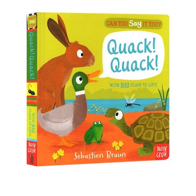 英文原版绘本纸板翻翻操作书