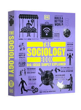 DK人类的思想百科丛书The Sociology Book DK 社会学百科图解 英文原版 学科科普全彩铜版纸精装 Big Ideas Simply Explained