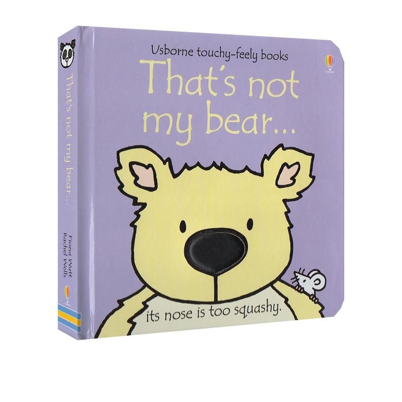 Usborne That's not my bear 那不是我的小熊  英文原版  纸板触摸书 幼儿动物认知启蒙绘本 尤斯伯恩
