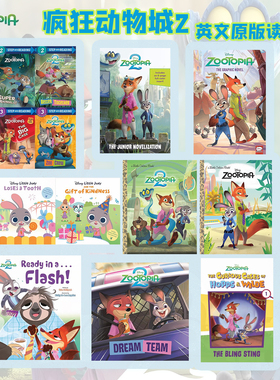 疯狂动物城2 Disney Zootopia 2 英文原版 Disney My First Bedtime Storybook 故事合辑 迪士尼米妮米奇老鼠 宝宝睡前晚安故事书