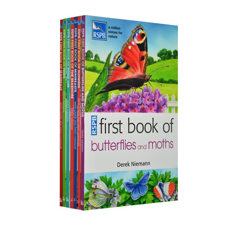 英文原版 First Book of(RSPB)动植物百科系列 7册合售 小学生百科科普读物 青少年绘本图画书
