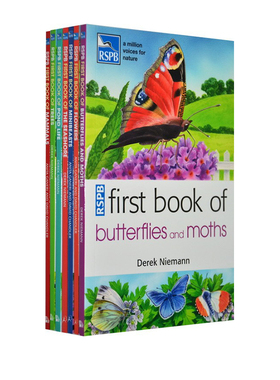英文原版 First Book of（RSPB）动植物百科系列 7册合售 小学生百科科普读物 青少年绘本图画书
