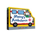 Maisy 亲子互动绘本 救护车 英文原版 儿童英语早教书 Ambulance 小鼠波波交通工具造型纸板书 Walker