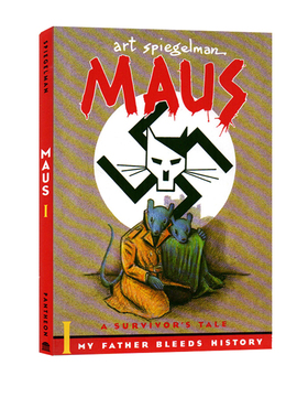 鼠族1 英文原版 Maus I A Survivors Tale Art Spiegelman 阿特斯皮格曼 普利策奖的纪实漫画