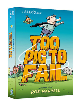 英文原版 Batpig: Too Pig to Fail 精装 全彩漫画绘本图画书 儿童幽默诙谐漫画小说读物